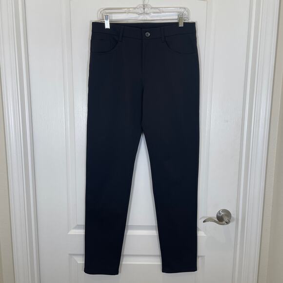 Vuori Mens Meta Pant Athletic Slim Fit Black Dressy Athleisure Career 30 - Picture 2 of 5